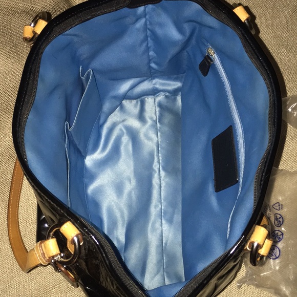 Coach Bags Coach Signature Bag Black Tan Euc Ykk Zipper Poshmark